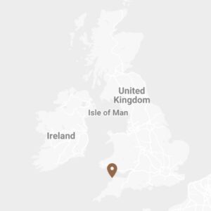 Autentic | Luxury Glamping Bell Tents - The Sea Forts in the United Kingdom indicated on the map