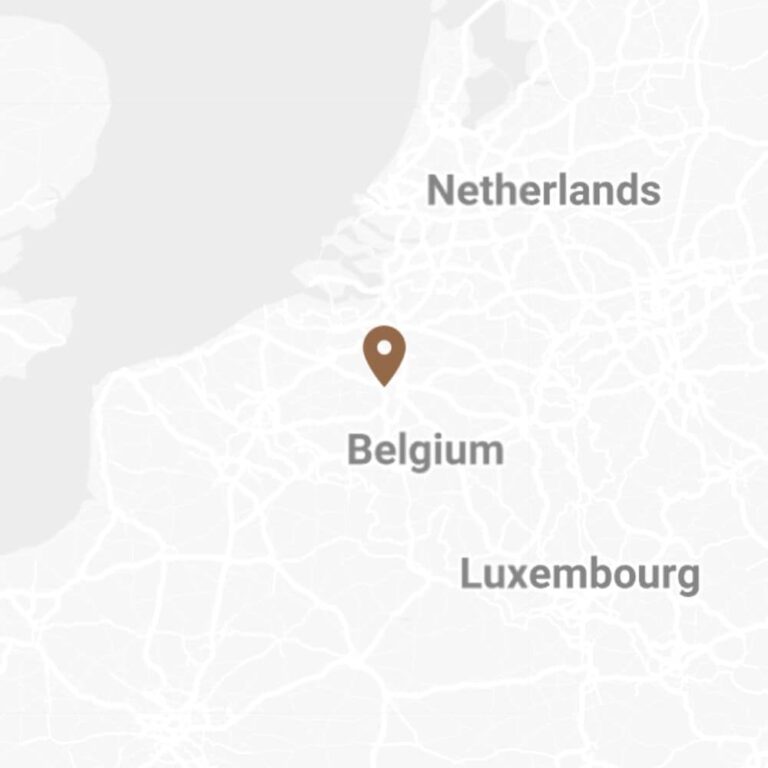 Autentic | Luxury Glamping Bell Tents - Canvas Nights in Belgium indicated on the map