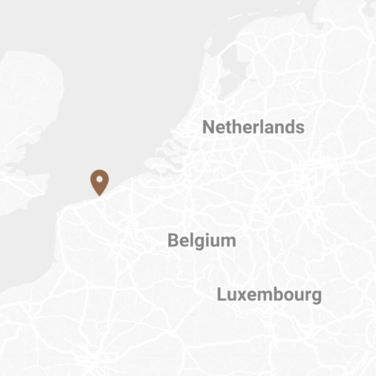Autentic | Luxury Glamping Bell Tents - Organic Concept in Belgium indicated on the map