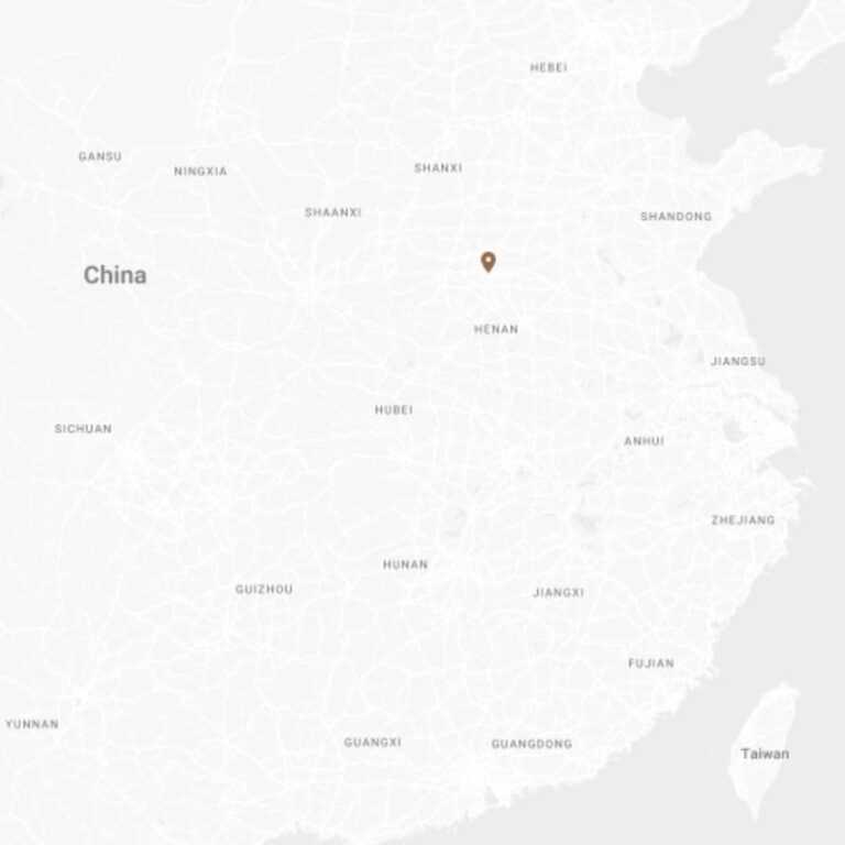 Autentic | Luxury Glamping Bell Tents - Hillsland Glamping in China indicated on the map
